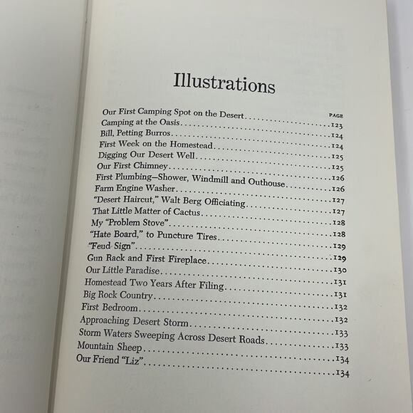 1961 The Desert Was Home by Elizabeth W. Crozier Campbell first edition/signed - Picture 7 of 15